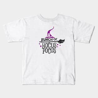 Bunch Of Hocus Pocus Witch Hat Halloween Kids T-Shirt